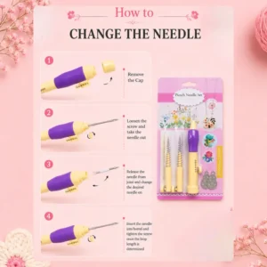 how to change needle – one crochet supply 5